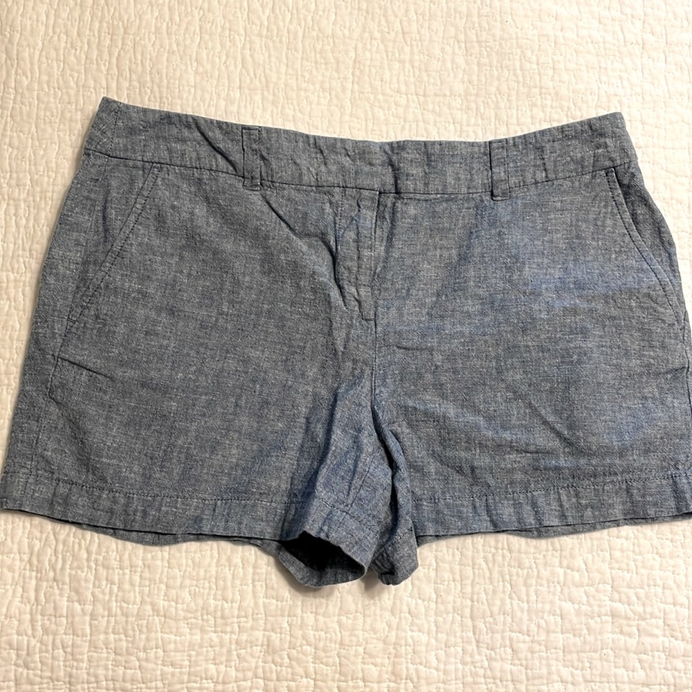 EUC Ann Taylor LOFT Outlet Linen Blend Shorts, size 10